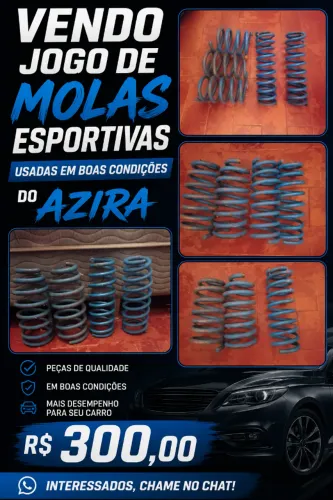 Molas esportivas do Azira