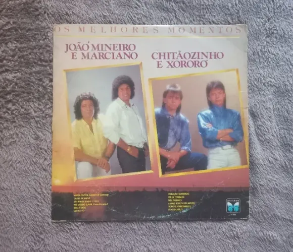 LP Os melhores momentos de João Mineiro&Marciano e Chitãozinho&Xororó 1988 ! Uma relíquia