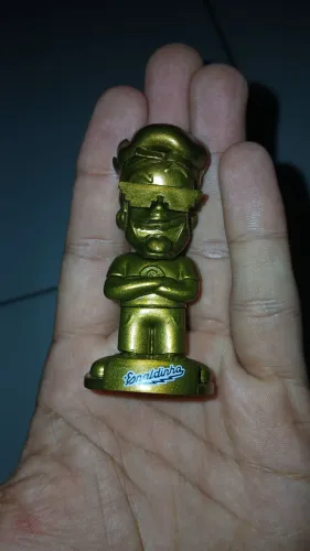 Boneco raro Dourado do Enaldinho que vem no brinde do bob's