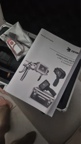 Datador Inkjet Portátil Cetro Handjet - Novo, Nunca Usado (Na Maleta)