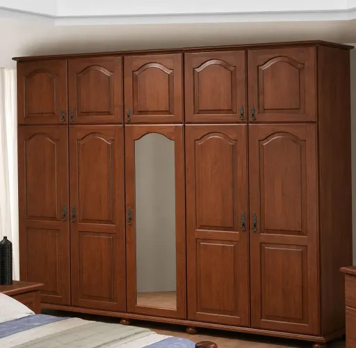 Quarto de madeira bruta