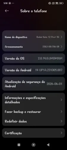 Usado redimi note 12 pro 5g+