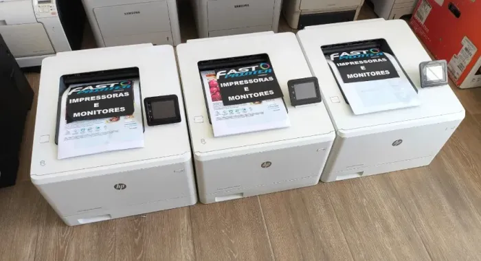 Impressora Lote 3 Impressoras HP Color LaserJet Pro M452dw Wi-Fi/Duplex 