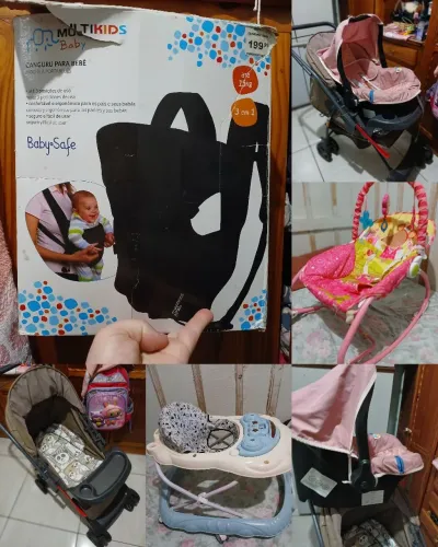 Chiqueirinho andador bebê conforto caderinha