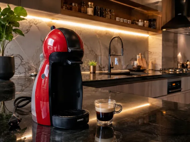 Arno Dolce Gusto Mini Me Vermelha/Preta 220V - Impecável!