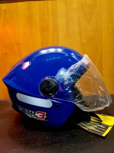 Capacete Pro Tork New Liberty 3 - Modelo Aberto | Cor: Azul