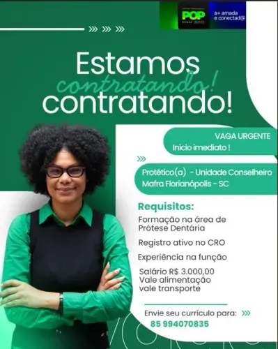 Protetico (a) Técnico em Prótese Dentária 