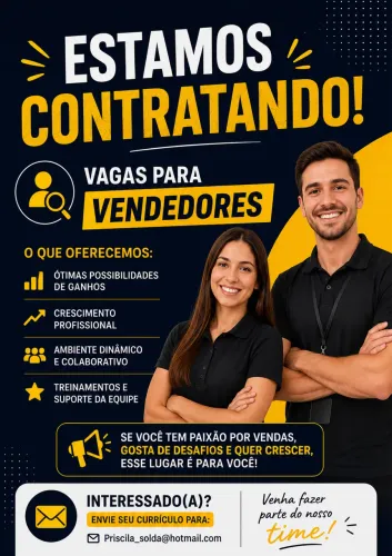 Área de vendas interna 