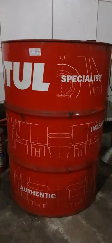 Tambor 200 L de ferro para oficina, churrasqueira e decoração