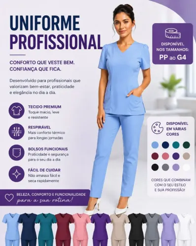 Uniforme profissional diversas áreas