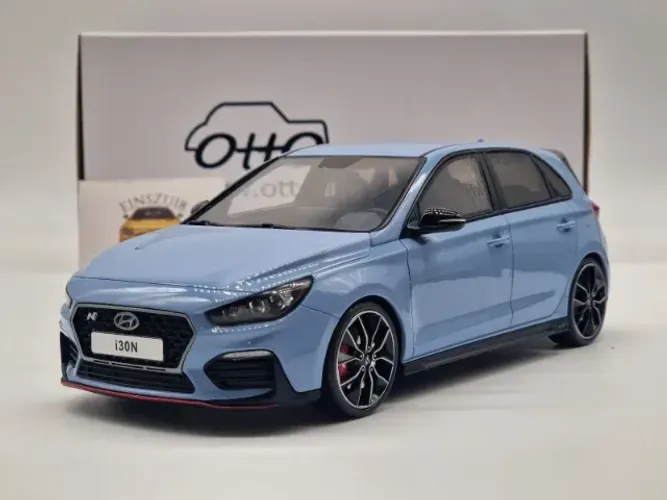 Hyundai I30 N Light Blue 2017 Otto Mobile 1/18