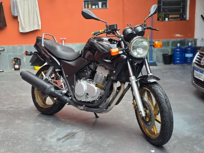 Moto Honda CB500 2002 - Preta - Impecável
