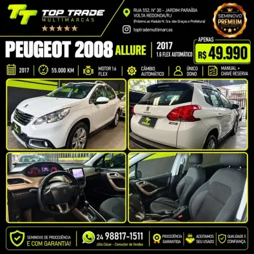 Peugeot 2008 Allure 1.6 Flex 16V 5P Aut. 2017