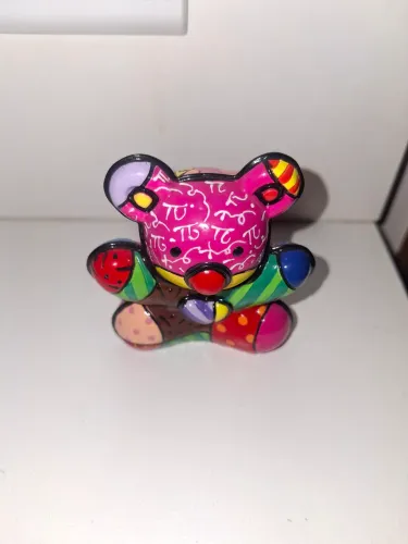 Urso decorarivo Romero Britto Fun Bear