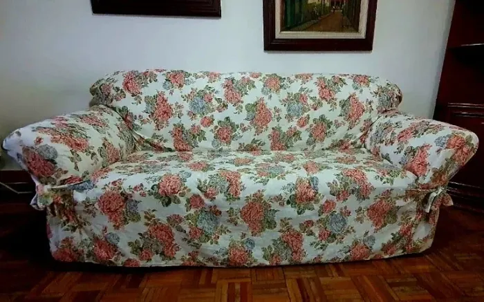 Sofa 3 lugares estampado