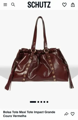 BOLSA NOVA SHULTZ COURO