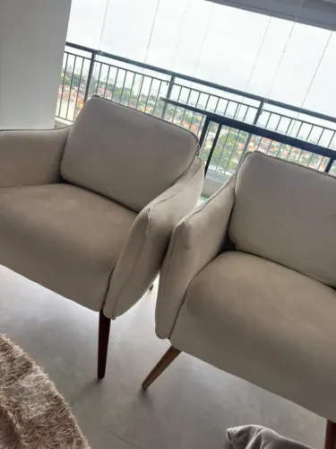 POLTRONAS DE LINHO CRU