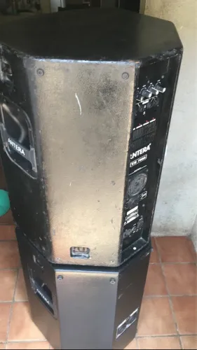 Caixa de som Antera TS700A + Passiva.