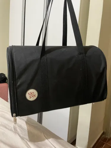 Bolsa de Transporte São Pet Nylon Liso para Cães e Gatos 