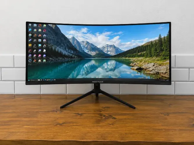 Monitor 34 UltraWide Sem uso Risemode 165hz com Nota Fiscal