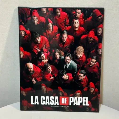 Quadro Metálico Temático La Casa de Papel