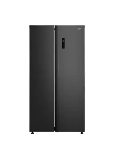 Geladeira Side by Side 511L Inverter Preta Conectada Midea