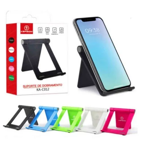 Suporte de Mesa Para Celular Dobrável Universal Kapbom