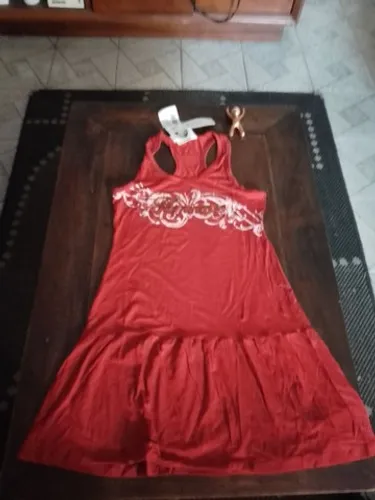 Vestido vermelho G Fluminense. Noco