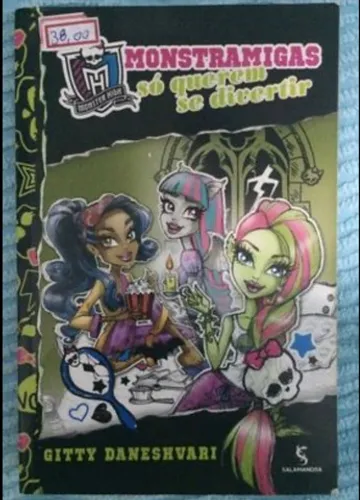 Livro da boneca Monstramigas Novo