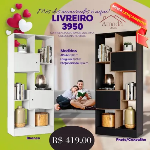 Estante livreiro , Entrega em 3 dias