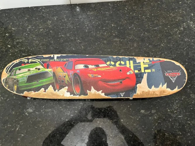 Skate infantil do relâmpago mcqueen