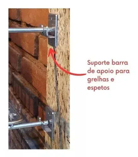 Suportes da Barra da Churrasqueira