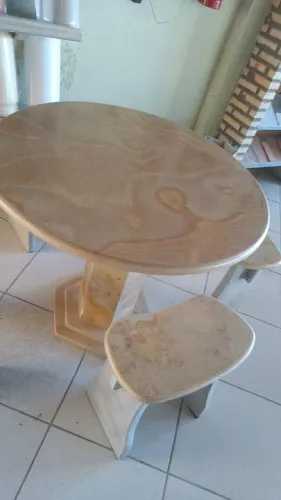 Conj mesas em pedra cariri