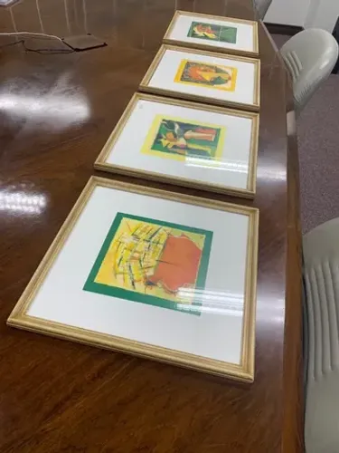 Coleção De Litogravuras De Ivald Granato Tema Pandemia Vírus