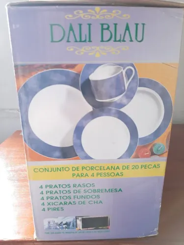Conjunto de jantar de porcelana 20 peças