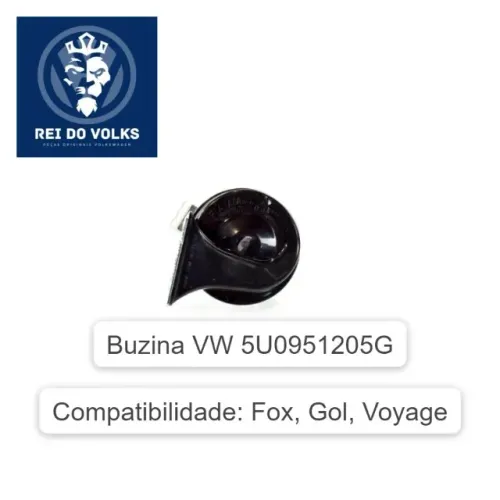Buzina 5U0 951, 205G para Gol, Voyage, Saveiro, Fox 