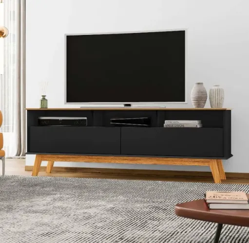Rack Bancada P/TVs Até 70 Polegadas 2 Portas 1.80M. Produtos Novos Direto de Fábrica.