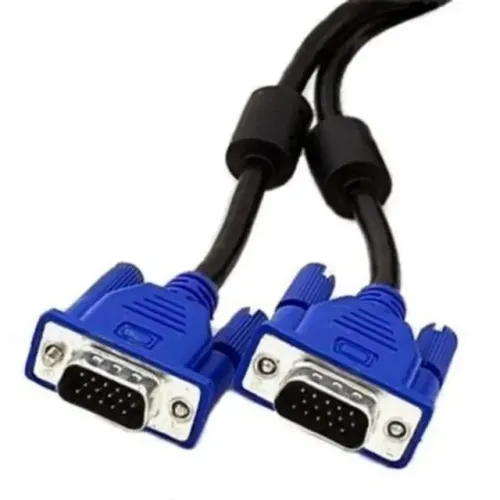 Cabo Vga 5m Monitor Lcd Pc Tv Projetor Blindado