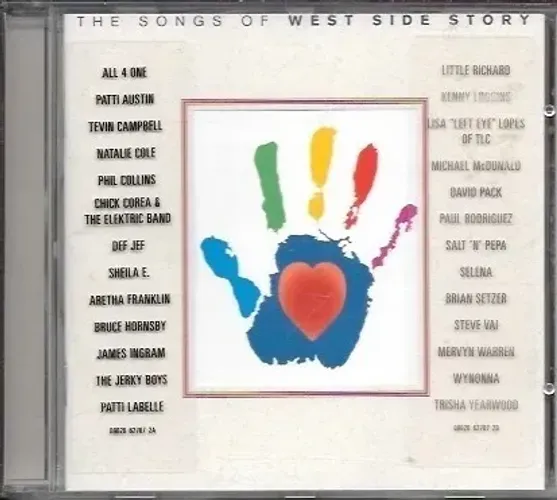 CD: The Songs Of West Side Story (c/ All-4-One; Selena Quintanilla; Aretha Franklin)