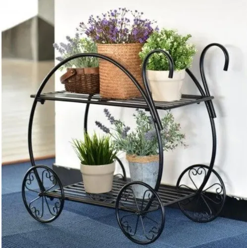 Carrinho, suporte para plantas