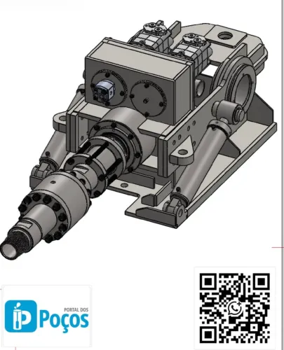 Cabeçote rotativo Máquina poço