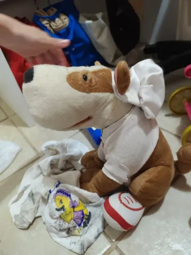 Cão Spock da Candide, na versão "Chef" ou "Mestre Cuca". 