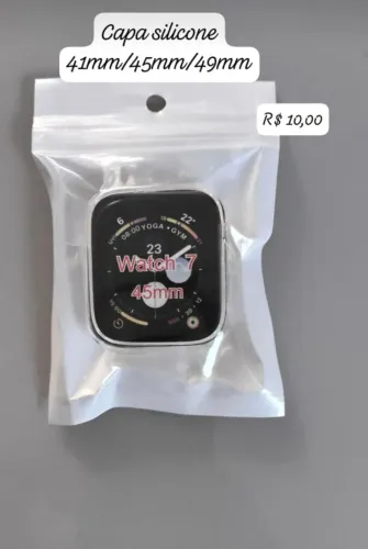 Case de Silicone para Apple Watch 41mm/45mm/49mm