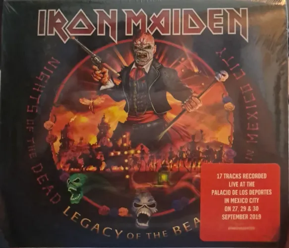 CD Iron Maiden Night Of The Dead, Legacy Of The Beast: Live In Mexico City