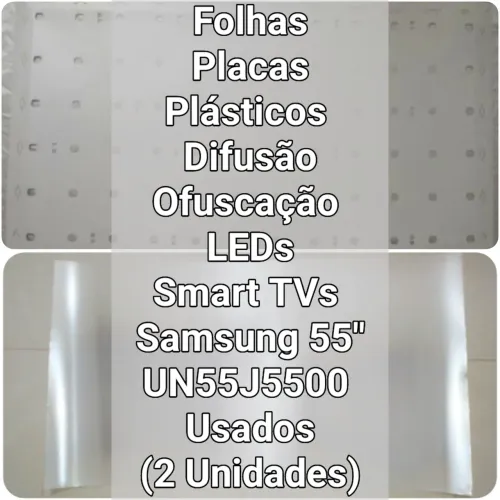 Folhas, Placas de LED para TV Samsung UN55J5500 Antigas