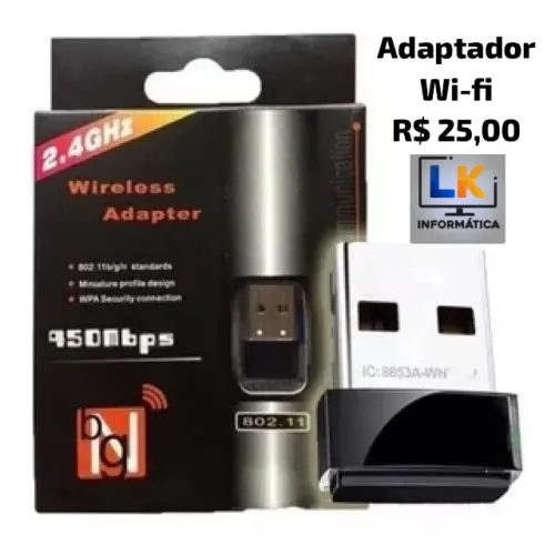 Adaptador WI-FI USB