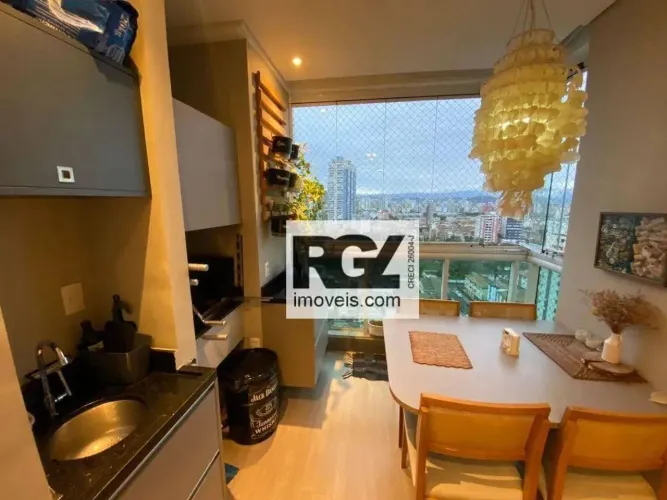 Apartamento com 2 dormitórios à venda, 77 m² por R$ 1.220.000,00 - Ponta da Praia - Santos
