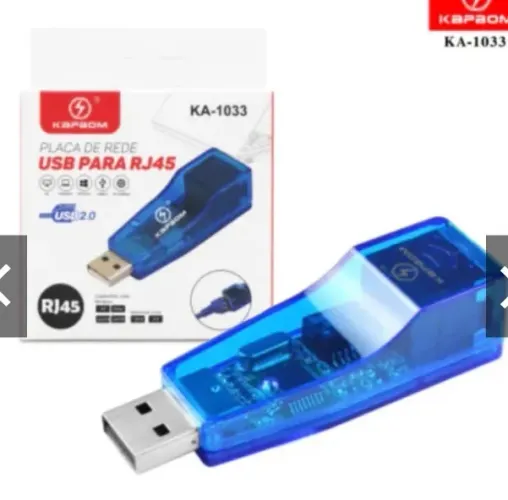 Placa de Rede USB para RJ45 - KAPRON KA-1033