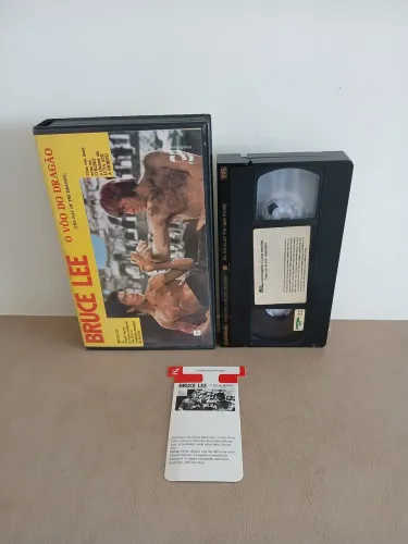 Bruce Lee - O Voo do Dragão - VHS - Rarissima - Muito Nova