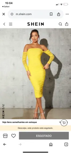 Diva! Vestido de festa amarelo para quem quer arrasar.